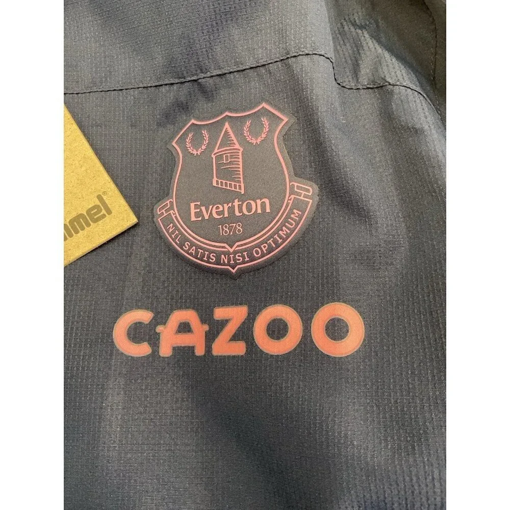 NWT Everton FC Hummel Football Training Windbreaker Jacket Zip-Up Children’s YM